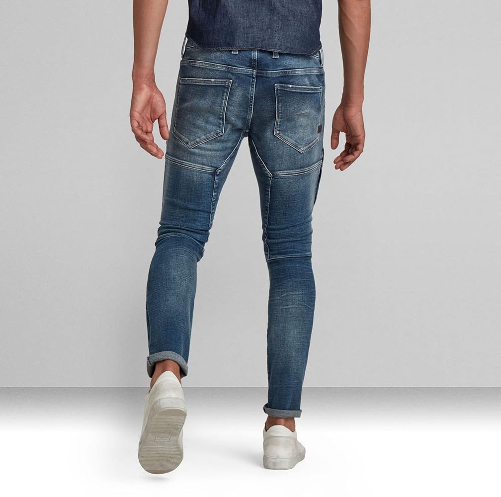 G-Star Raw Men's Rackam 3D Skinny Fit Jeans, Faded Clear Sky